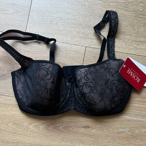 Rosme Black Lace Underwire Bra